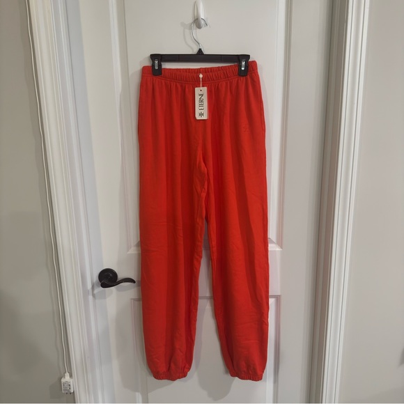 Eterne Boyfriend Pocket Sweatpants Poppy Red - Picture 4 of 12